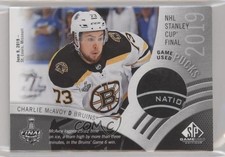 2019-20 Upper Deck SP Game Used NHL Stanley Cup Final Pucks Charlie McAvoy 3h1