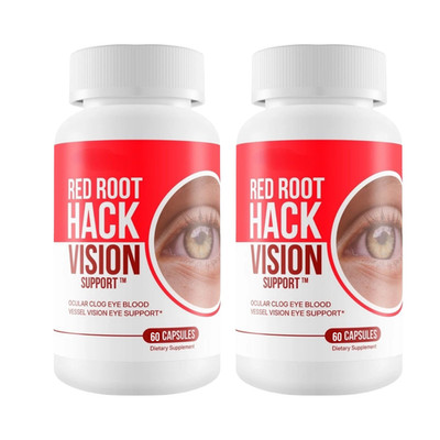 2-Pack Red Root Hack Vision - RedRoot Vision Hack Eye Support - 120 Capsules