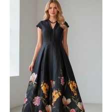 SACHIN BABI WOMEN'S MARTA DARK MIDNIGHT GARDEN GOWN S NWT 994