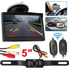 5" LCD Auto Rückfahrkamera mit Monitor LKW Bus Funk Kabellos Rückseiten Kamera