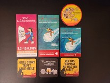 Udo Lindenberg / 2 Flyer + 1 Karte + 4 Bierdeckel / sehr gut bis neuwertig