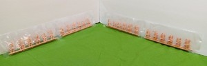 HO Scale Bachmann Plasticville Pink People Figure Lot of 48, 4 Sealed bags of 12