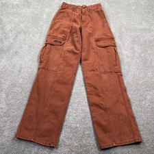 Urban Outfiters BDG Casual Durable Cotton Cargo Pants Women's Size 26 Rust