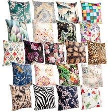 Kissenhülle Kissenbezug Luxus Polyester Kuschelkissen Deko Kissen Velour ANRO