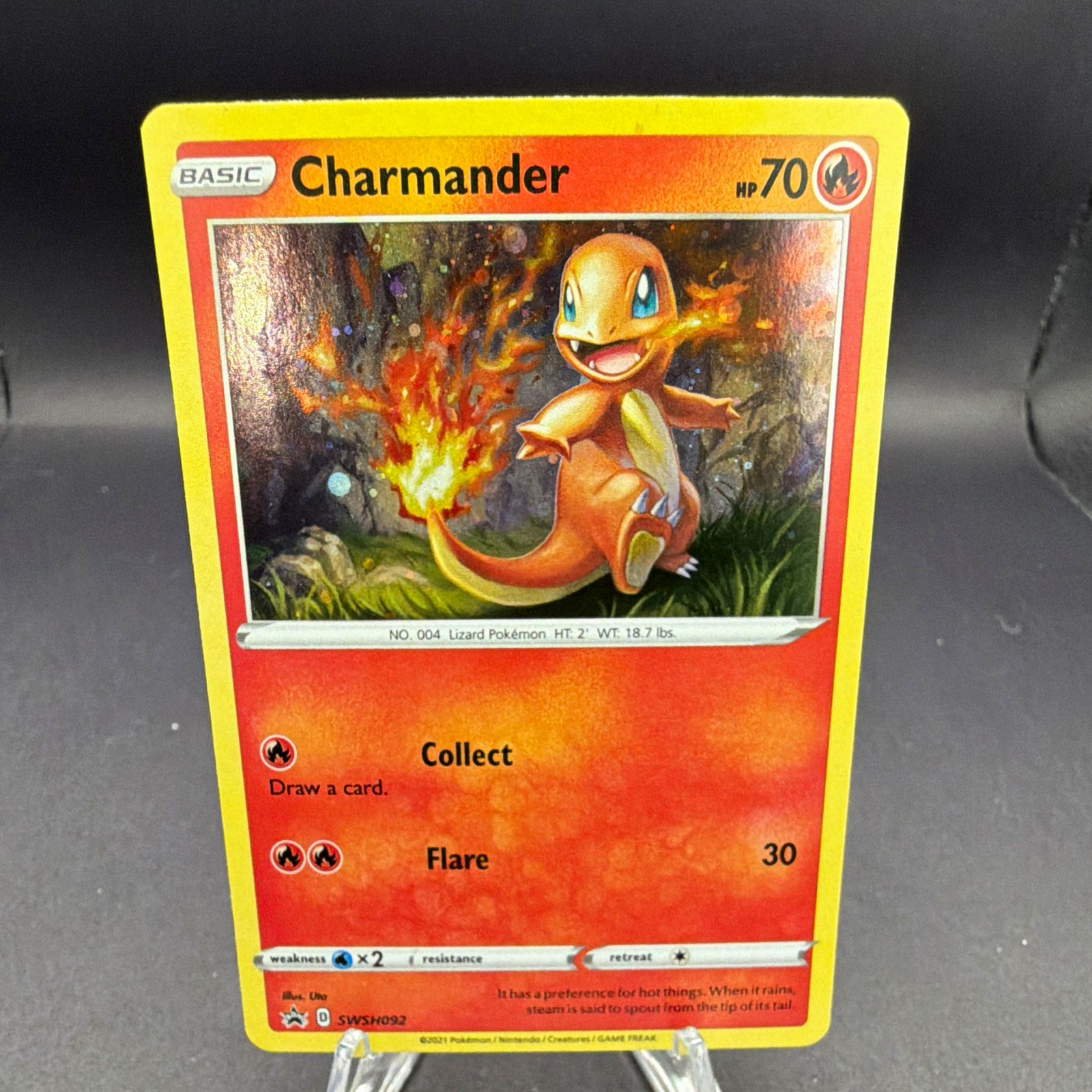 Charmander SWSH092 Sword & Shield Promo Holo Promo English 2021 70HP