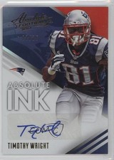 2014 Panini Absolute Ink Spectrum Gold 7/25 Timothy Wright #AB-TWR Auto 0f8