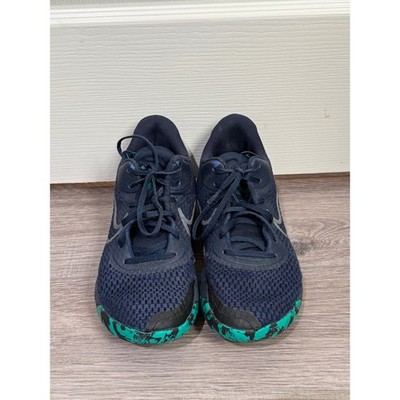 Nike Renew Elevate 2 Basketball Shoes Navy Blue Teal Marbled CW3406-402 Mens 8