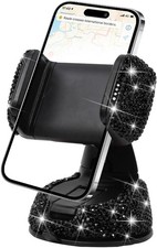 Bling Car Phone Holder Crystal Rhinestone 360 Adjustable Vehicle Windshield