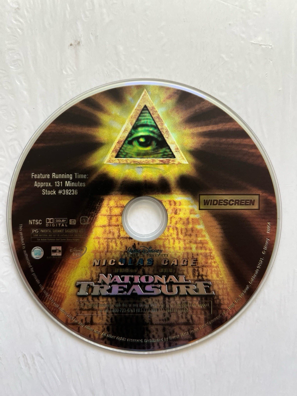 National Treasure DVD
