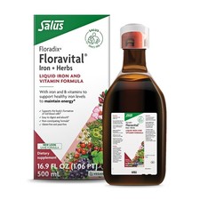 Floradix Salus Floravital Iron  Herbs Liquid Supplement 17oz Energy Support