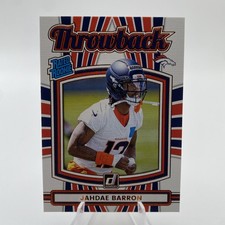 2025 Panini Donruss - Rated Rookies Throwbacks Jahdae Barron #24 (RC)