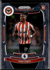 2021-22 Panini Prizm Premier League Soccer Silver Prizm #150 Ivan Toney RC
