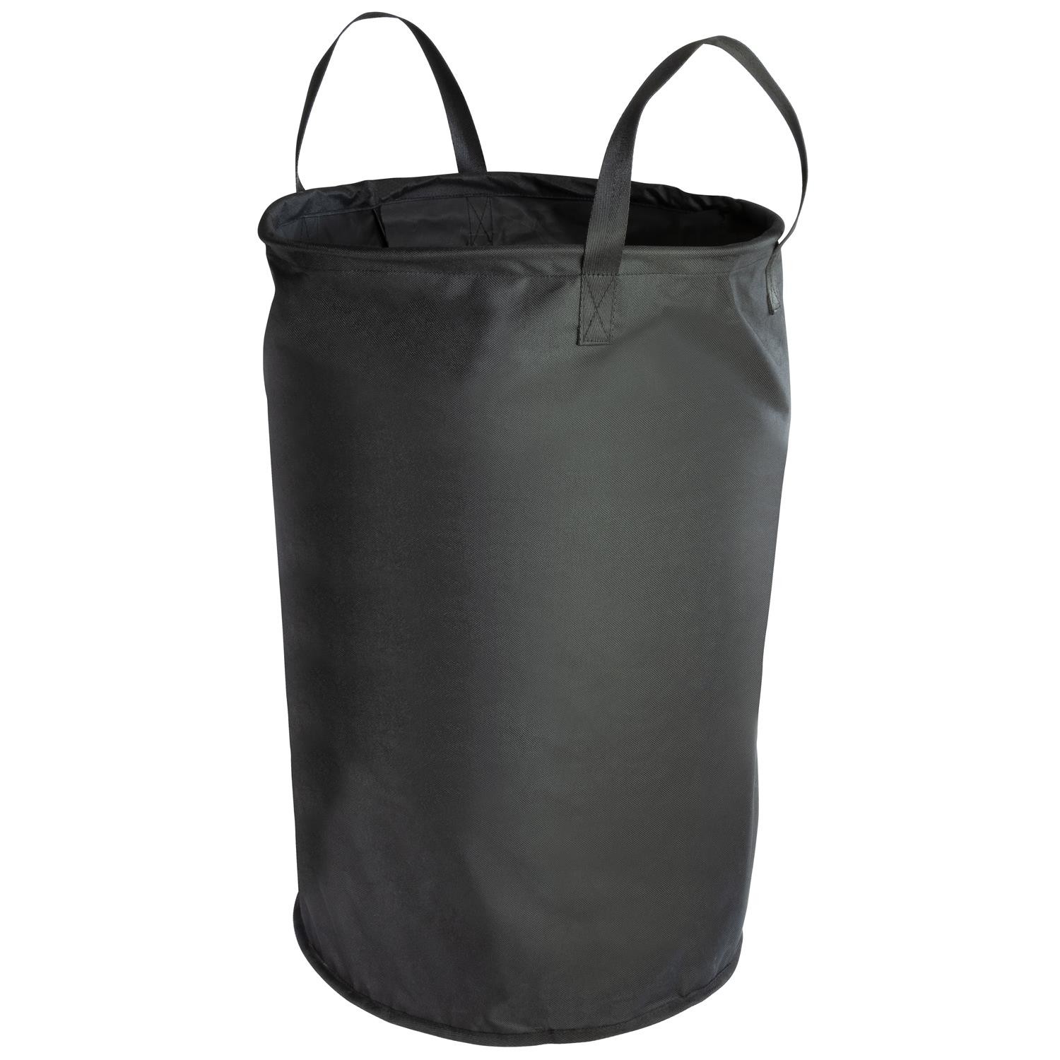 Folding Fabric Laundry Wash Basket Bin Washing Hamper Collapsible Black
