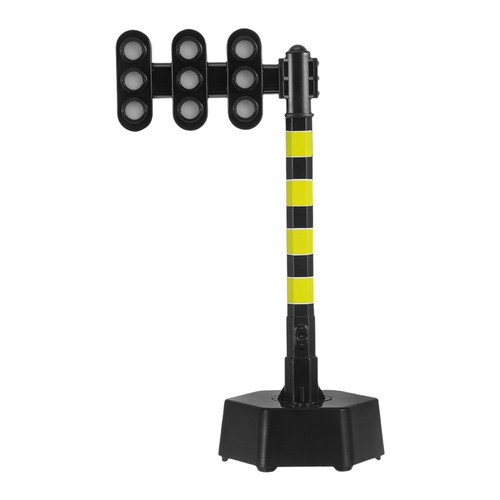 Lot De 3 Feux De Circulation Jouets – 12 Cm – LED Sonores – Double Face – Piles Incluses – Apprentissage Précoce – Enfant