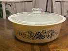 Vintage PYREX Homestead 4 Qt Big Bertha 664 Casserole Baking Dish With Lid Rare