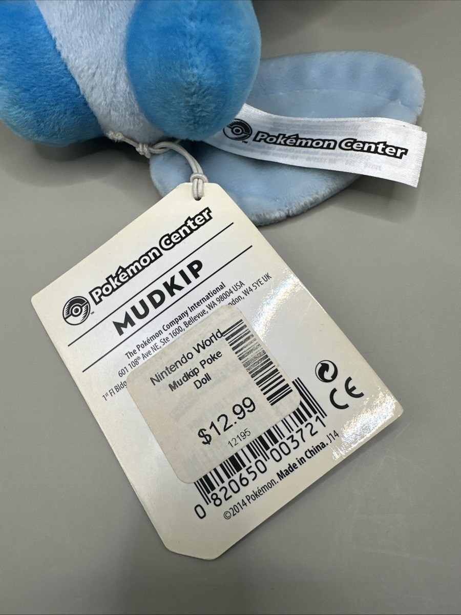 2014 Pokemon Center Mudkip Secret Base Poke Doll Plush With tag | eBay