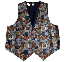 NEW Vintage Fritzi Western Cottagecore Country Grandma Vest Woman  s 2X USA MADE