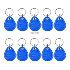 10 Pcs Keychains 125KHZ RFID Proximity ID Card Token Tags Key Fobs ID Card Tags