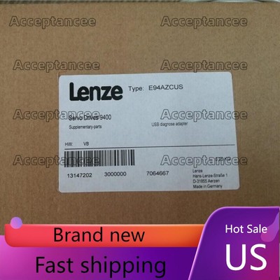 US Free TAX E94AZCUS 1PC NEW Sealed Lenze USB Diagnostic Adapter PLC E94AZCUS