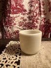 WWII Navy Corning Watchman Mug Milk Glass Made In USA Vintage Collectible