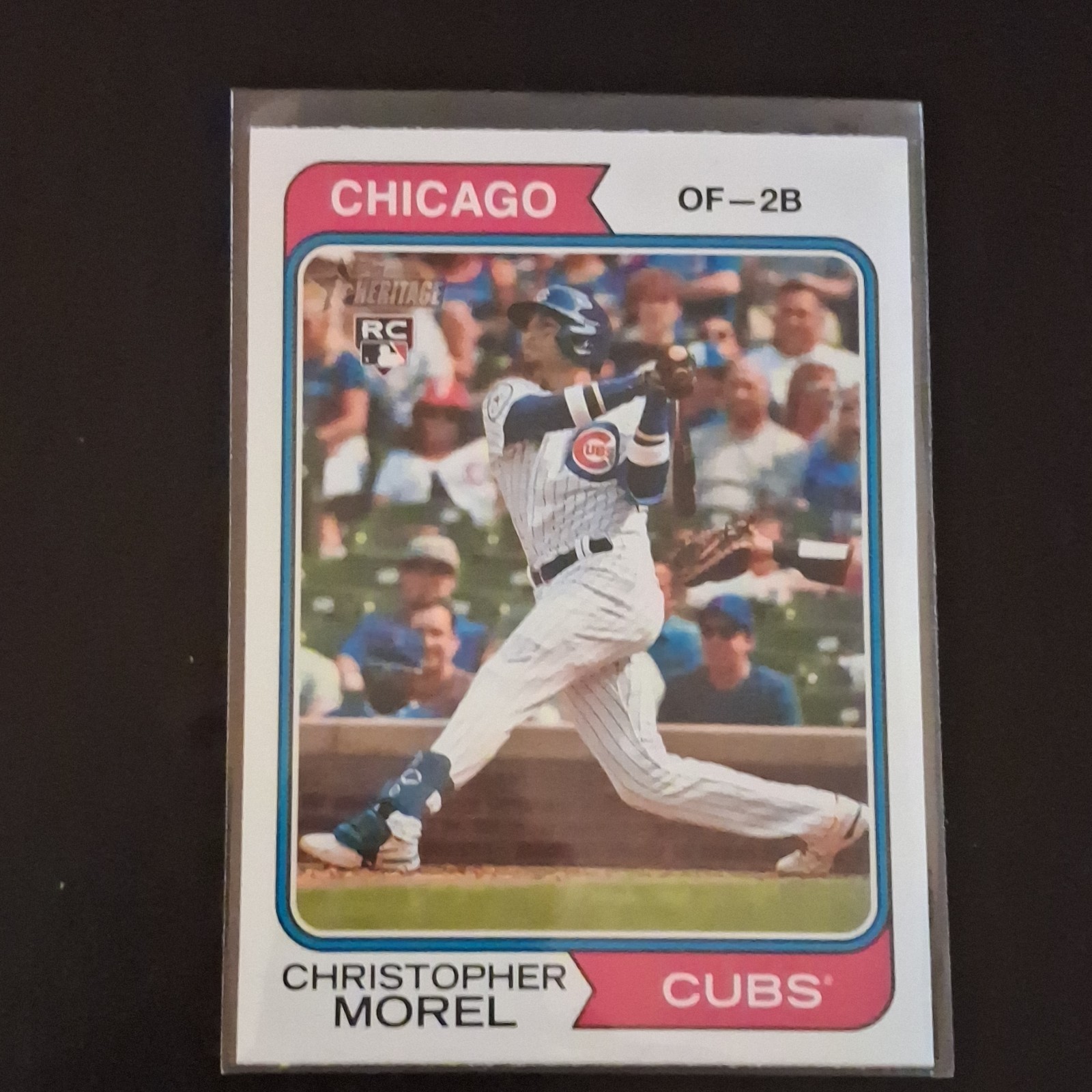 2023 Topps Heritage Christopher Morel Chicago Cubs #110 Rookie Baseball Card