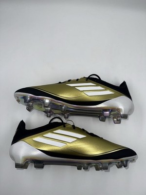 Adidas F50 Elite FG Messi Gold Black White Soccer Cleats Men's