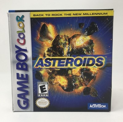 Game Boy Color Asteroids in Box and paperwork 1999