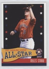 2017 Choice Carolina League All-Stars Myles Straw #31 0h1