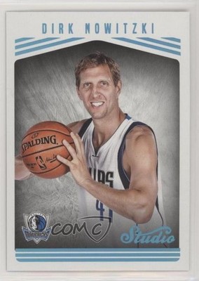 2016-17 Panini Studio Studio Edition Glossy Dirk Nowitzki #127 HOF 02v3