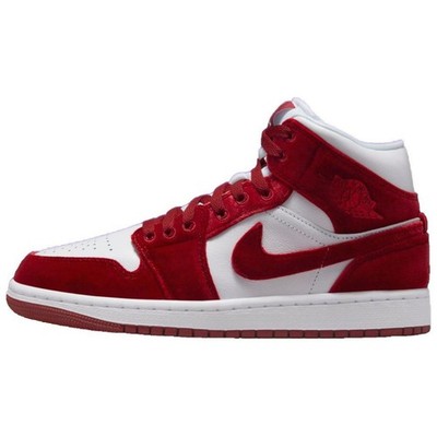 JORDAN 1 Mid Se Red Velvet Women's - FZ3334-100 Size