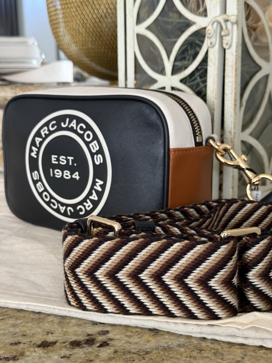 New Marc Jacob Flash Leather Camera Crossbody Bag Black Multi | eBay