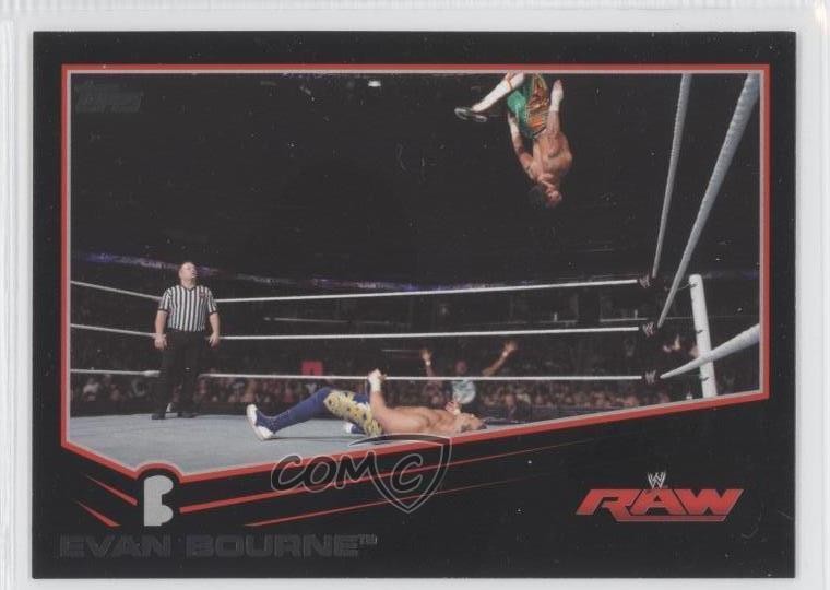 2013 Topps WWE Black Evan Bourne #14 2w5