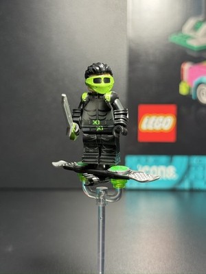 Lego Marvel Spider Man 3 Harry Osborn / Green Goblin Custom Minifigure w glider 