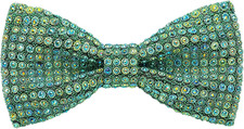 Rhinestone Bow Ties for Men Pre-tied Sequin Diamond Mens Women Tuxedo Bowtie wit