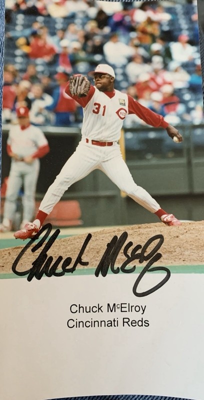 Chuck McElroy Autographed Photo Signed