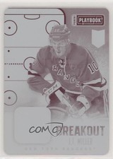2013 Panini Playbook Breakout Materials Printing Plate Magenta 1/1 JT Miller 0c3