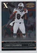 2007 Donruss Gridiron Gear Silver X's /250 Chris Chambers #56
