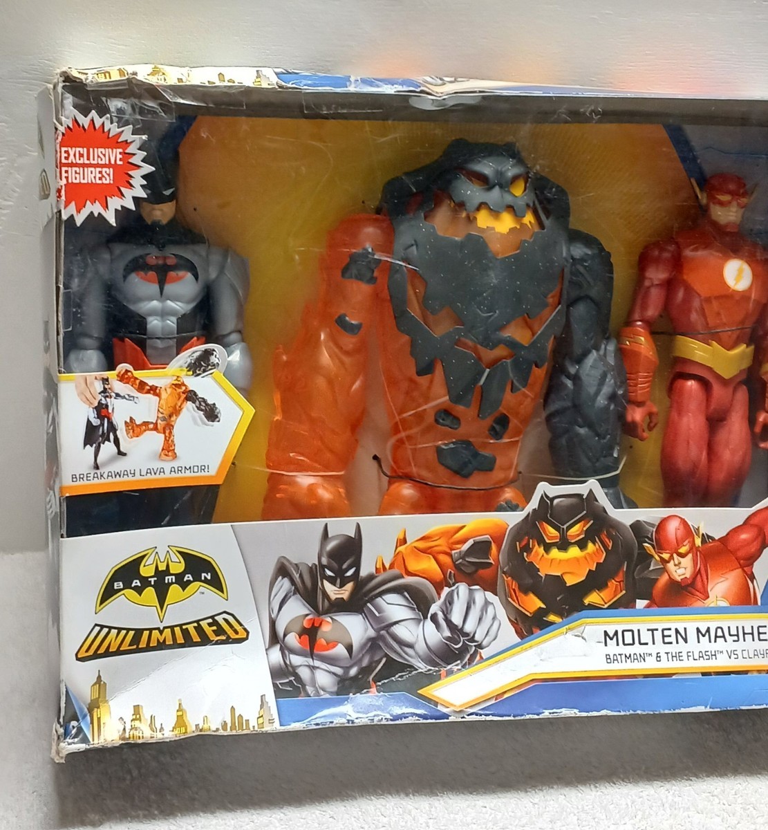 マテル　DCユニバース　ブリムストーン Mattel Batman Unlimited Molten Mayhem Batman & The Flash Vs