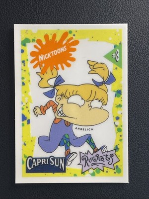 1992 Capri Sun Rugrats Angelica Nickelodeon Nicktoons DECAL card #8