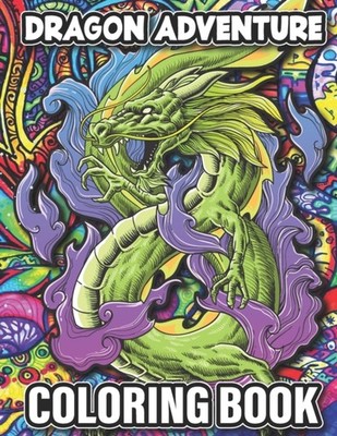 Peters - Dragon Adventure  Coloring Book - New paperback or softback - X555z