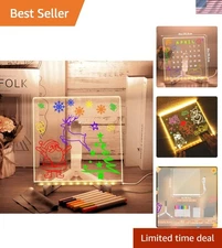 Colorful 8x8 LED Note Board - Perfect for Home, Office, and Classroom Creations