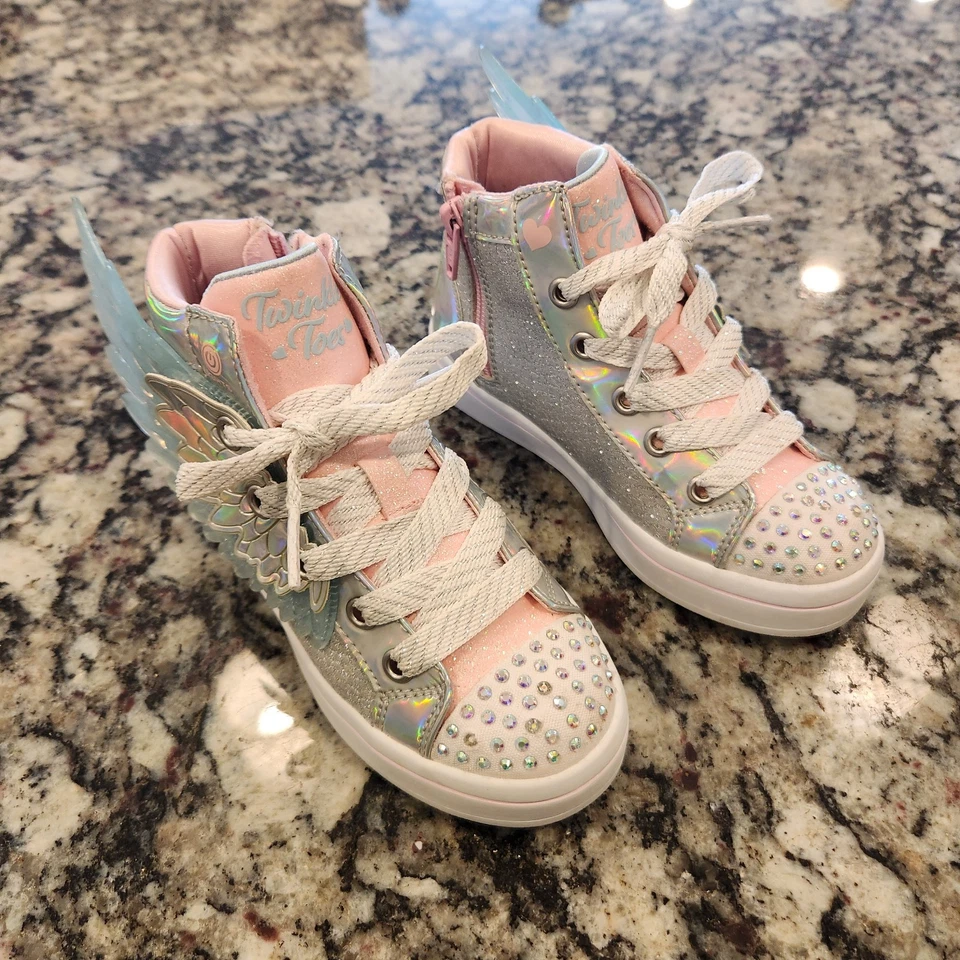 Кроссовки Skechers Twinkle Toes Twilights 2.0 Unicorn Wings Light-Up High Top 11 - Изображение 3 из 4