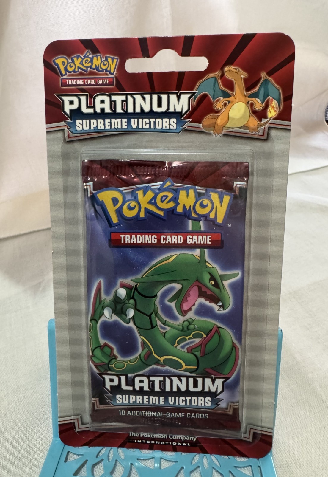 POKEMON PLATINUM SUPREME VICTORS BLISTER PACK BOOSTER PACKS 2009 RAYQUAZA