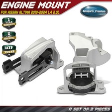 2x Montaje de motor y montaje de amortiguador de motor para Nissan Altima 2019-2024 L4 2,0 L