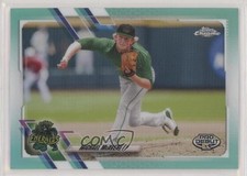 2021 Topps Pro Debut Chrome Aqua Refractor 26/75 Michael McAvene #PDC-108 nd3