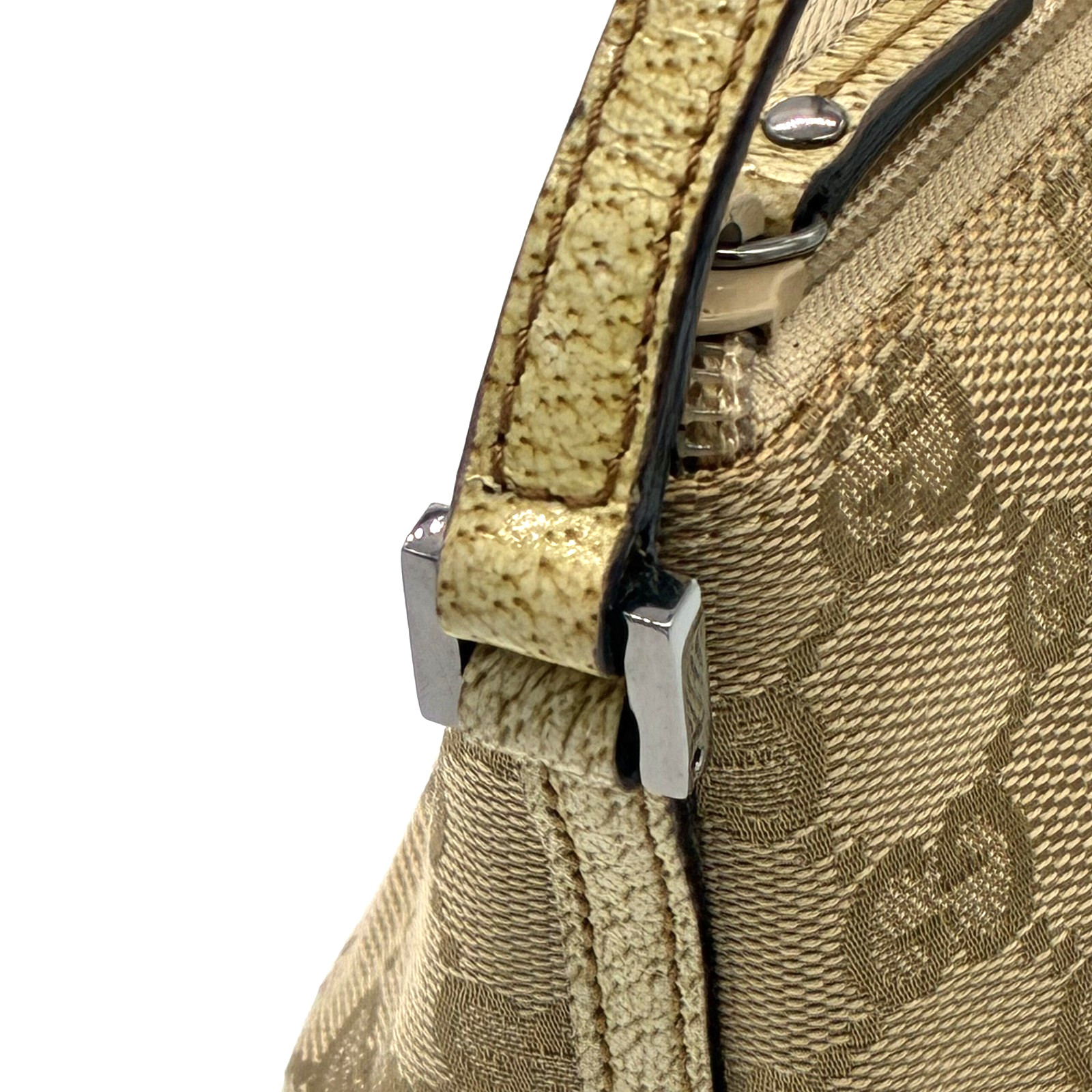 GUCCI GG Canvas Beige Accessory Pouch Leather – Authentic from Japan thumbnail 9