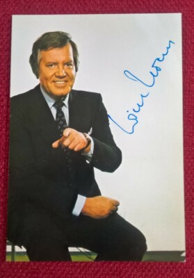 Original-Autogramm vom Wim Thoelke (verst.), Farbbild-Karte, Postkartengröße