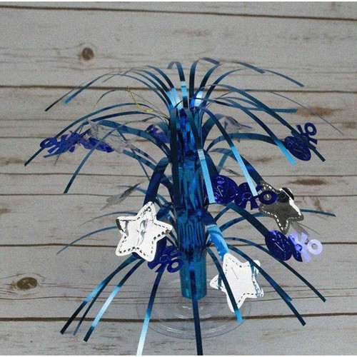 "Blue Bliss 8 1/2" Centerpiece: Elegant Table Decor for Weddings, Parties, and E