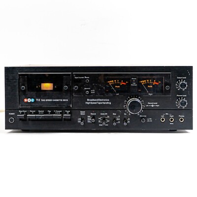BIC T-2 Two-Speed Cassette Deck   For Repair or Parts