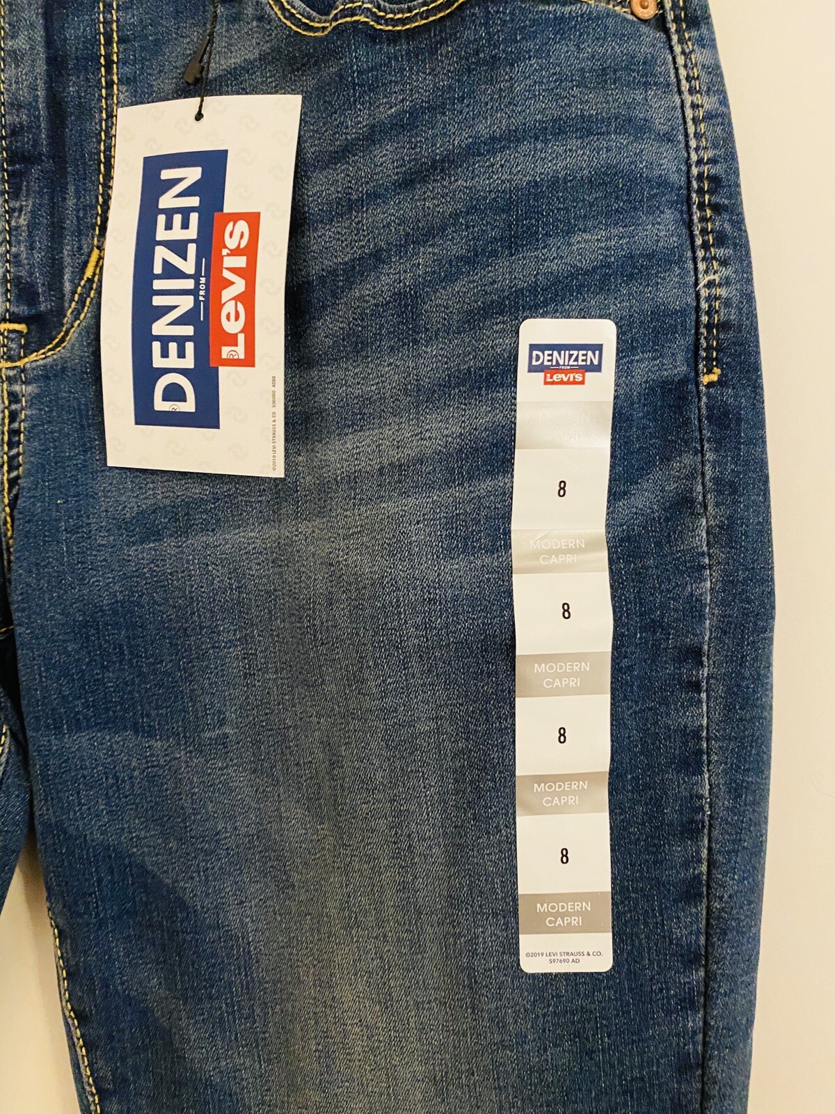 denizen crop jeans